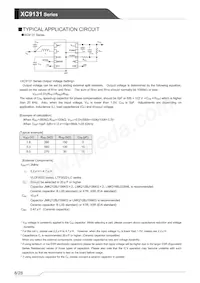 XC9131H05CDR-G Datasheet Pagina 8