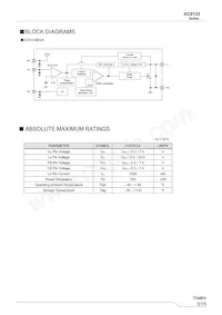 XC9133B02AMR-G Datasheet Page 3