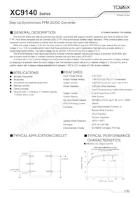XC9140C5024R-G Datasheet Cover
