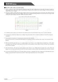 XC9140C5024R-G數據表 頁面 16