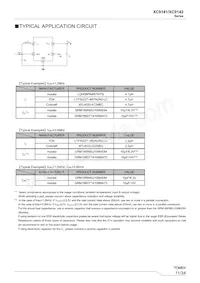 XC9142F55D0R-G Datasheet Page 11