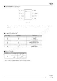 XC9248A085QR-G Datasheet Page 3
