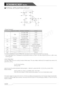 XC9251B085QR-G Datasheet Pagina 12