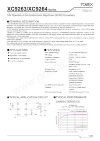 XC9264B75DMR-G Datasheet Cover