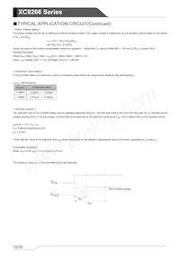 XC9266B06DZR-G Datasheet Page 10