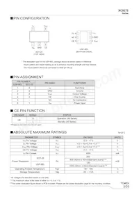 XC9272B07B4R-G Datasheet Page 3