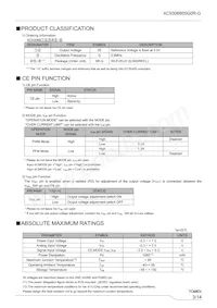 XC9306B05G0R-G Datasheet Page 3
