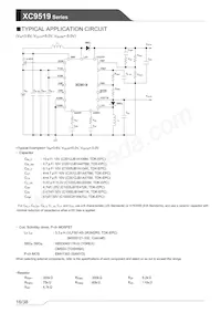 XC9519A12AZR-G數據表 頁面 16