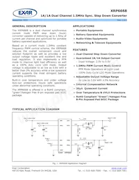 XRP6668IDBTR-F Datasheet Cover