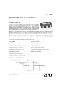 ZXCP330E6TA Datasheet Cover