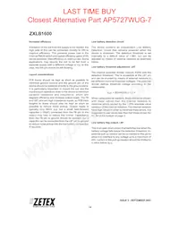 ZXLB1600X10TC Datasheet Page 14