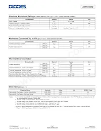 ZXTR2005Z-13數據表 頁面 2