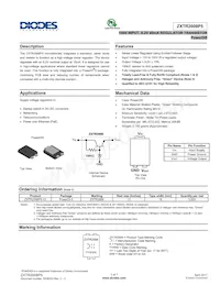 ZXTR2008P5-13 Datasheet Cover