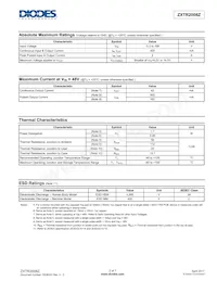 ZXTR2008Z-13 Datasheet Page 2