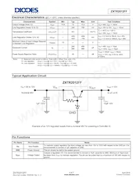ZXTR2012FF-7 Datasheet Page 4