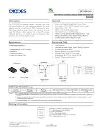 ZXTR2012P5-13 Datasheet Copertura