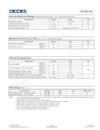 ZXTR2012P5-13 Datasheet Pagina 2
