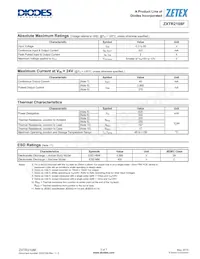 ZXTR2108F-7 Datasheet Pagina 2