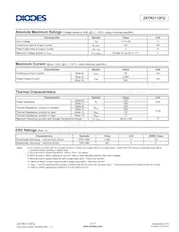 ZXTR2112FQ-7 Datasheet Page 2
