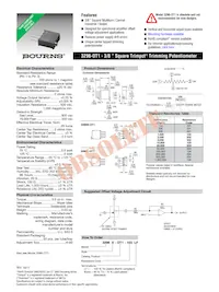 3296X-OT1-201 Datasheet Cover