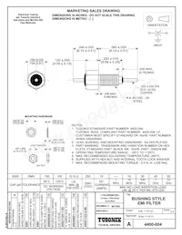 4400-004LF 데이터 시트 표지