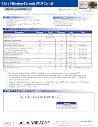 ABM10-165-38.400MHZ-T3 Copertura