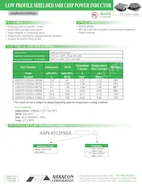 ASPI-0312FSSA-220M-T4 Datasheet Cover