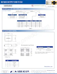 ASTX-H11-44.000MHZ-I25-T Datasheet Page 2