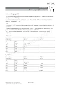 B32594C8334J008 Datasheet Page 7