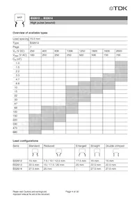 B32613A4154J008 Datasheet Page 15