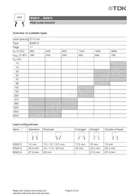 B32613A4154J008 Datasheet Page 17