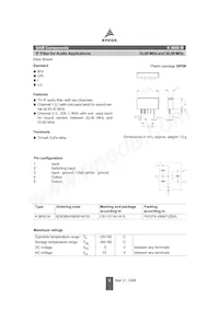 B39389K9650M100 Datasheet Page 2