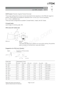 B41895A7188M000 Datasheet Page 20