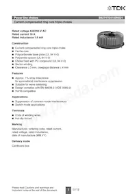 B82747S4183N021 Datenblatt Seite 2