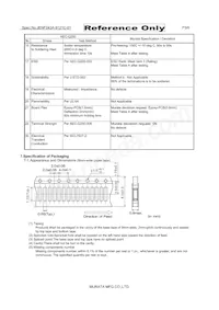 BLM15HG601SZ1D Datasheet Page 3