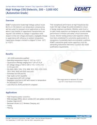 C1206C122JBGACAUTO Datasheet Cover