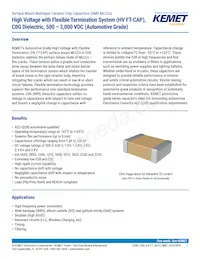 C1206X102JBGACAUTO Datasheet Copertura