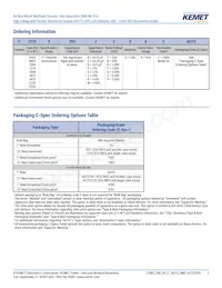 C1206X102JBGACAUTO Datasheet Pagina 2