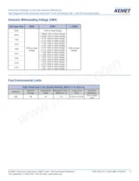 C1206X102JBGACAUTO Datasheet Pagina 6