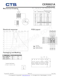 CER0021A Datasheet Page 2
