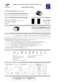 CIGT252010LM2R2MNE Datasheet Cover