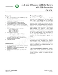 CM1636-08DE Datasheet Cover