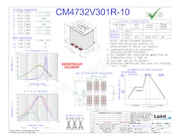 CM4732V301R-10 Datasheet Cover