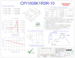 CPI1008K1R5R-10 데이터 시트 표지