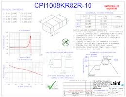 CPI1008KR82R-10 Datasheet Copertura