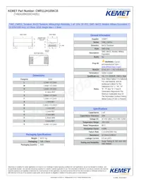 CWR11JH105KCB Datasheet Cover