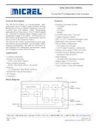 DSC2011FI2-F0016T Datasheet Cover