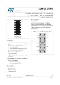 ECMF06-6AM16 Datasheet Cover
