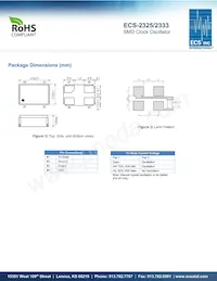 ECS-2333-160-BN-TR Datasheet Page 2