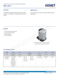 EDK107M050A9PAA Datenblatt Cover